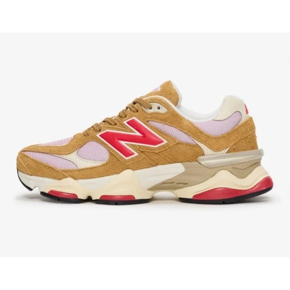 New Balance 9060 Big Kids Size 6.5 Beige Pink Running Shoes GC9060VD‎ NEW